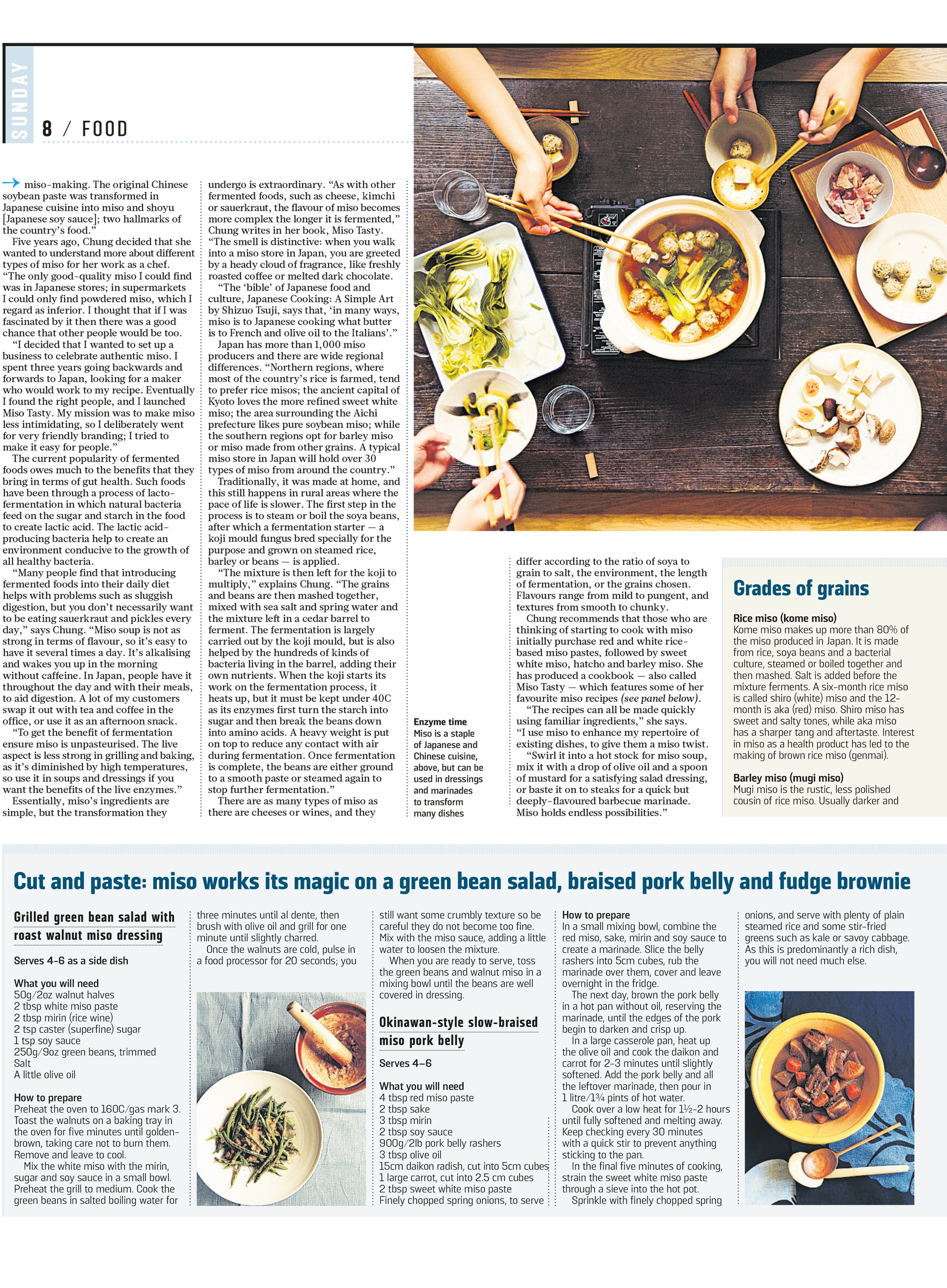 Miso Missionary - Miso Tasty In The Sunday Times ! — Miso Tasty