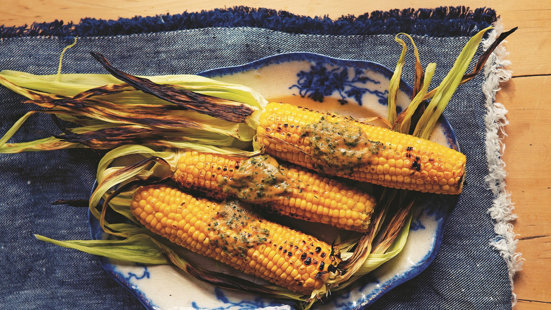 Miso Chive Butter with Sweetcorn