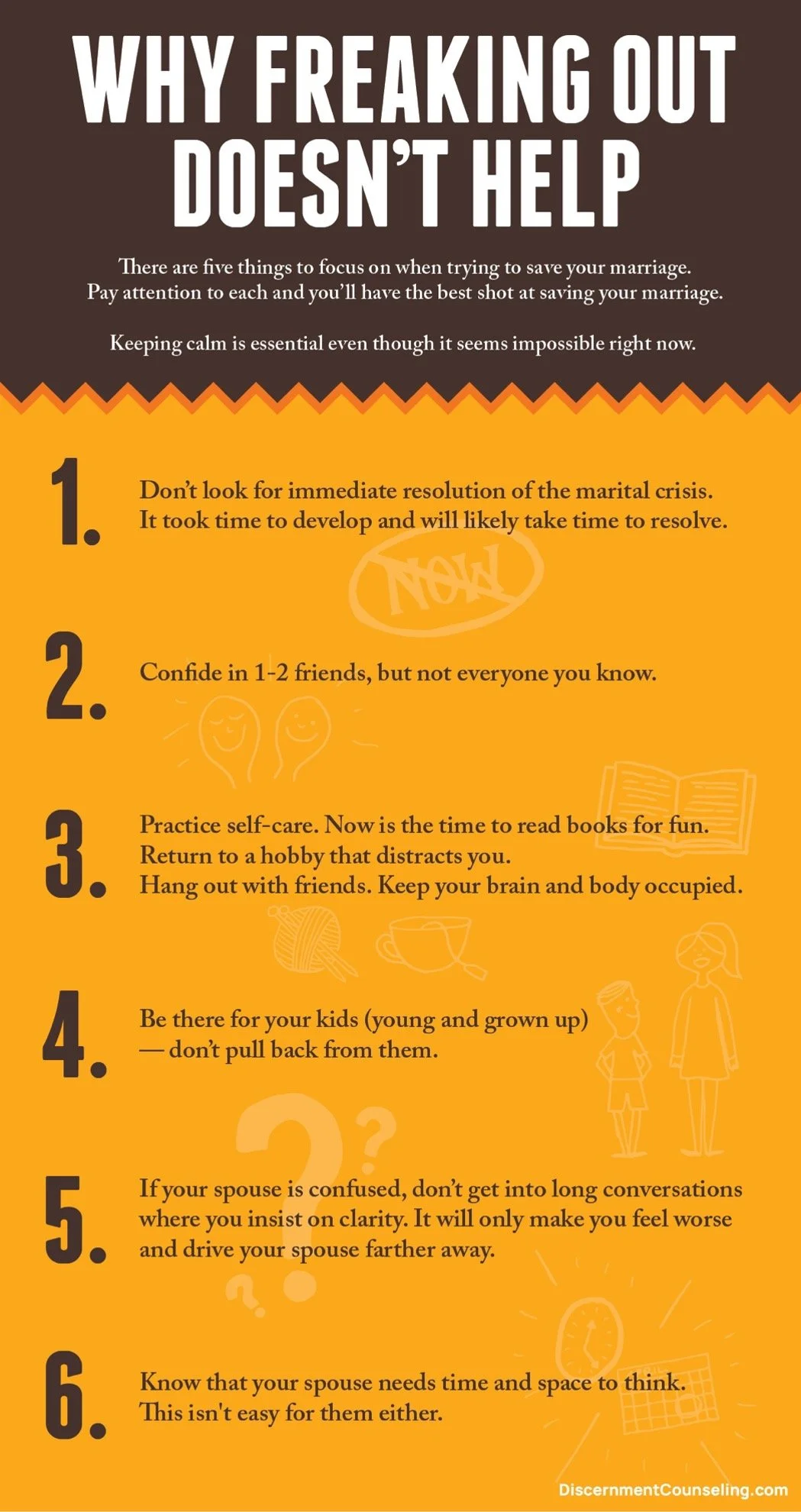 Why freaking out doesn't help