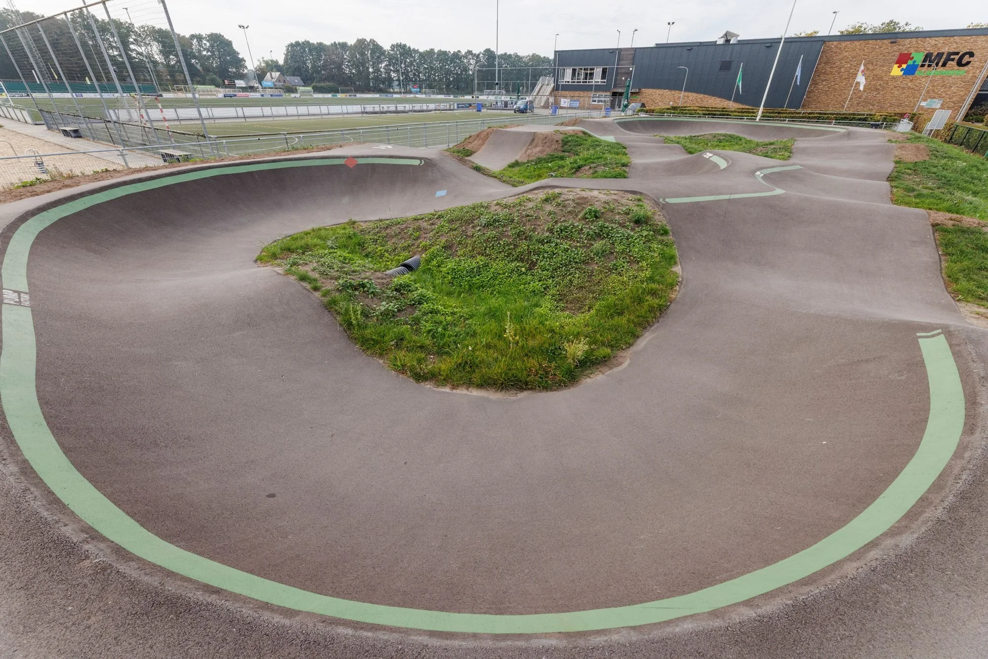 Brede kombocht op pumptrack Klarenbeek