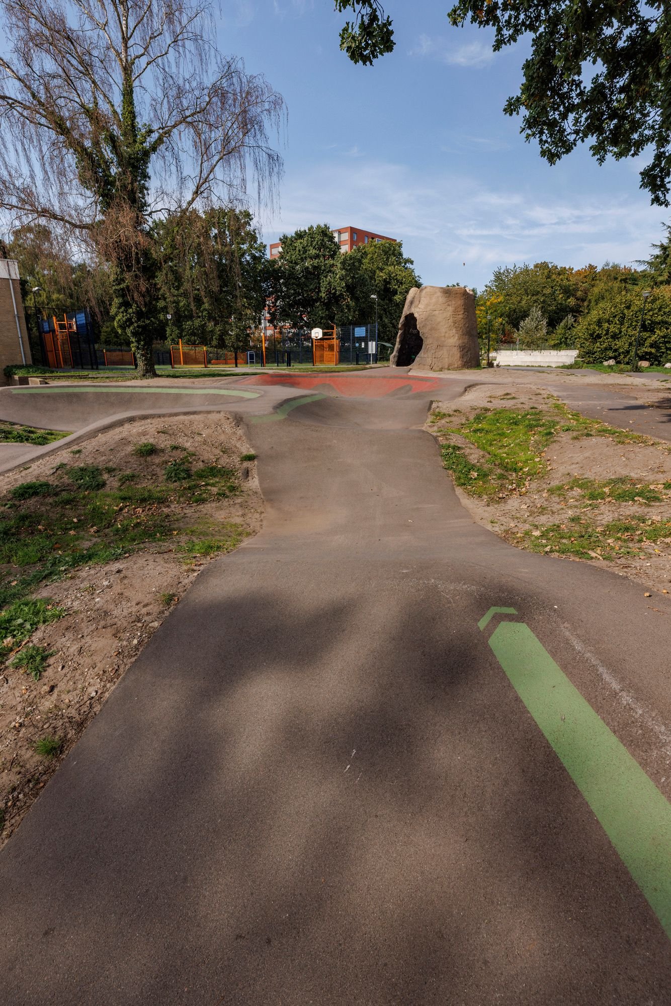 Rollerstrook van pumptrack Orden in Apeldoorn