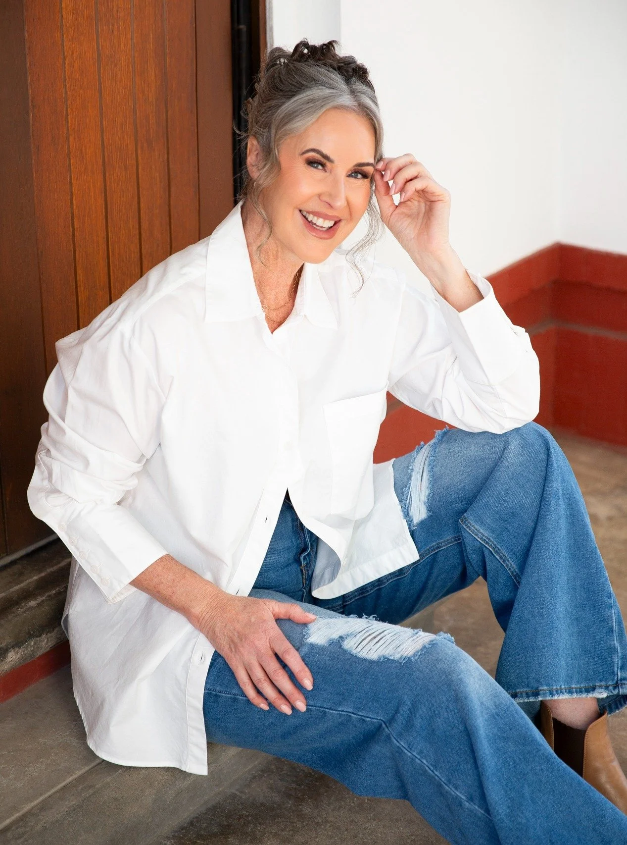 NEW FOR SHARON!

Sharon is a multi-talented lady. She is a model, actress, presenter, fitness professional, influencer and entrepreneur. She also teaches Runway classes at @devojkatalent. Sharon is also a age and body positive advocate, and a cancer 