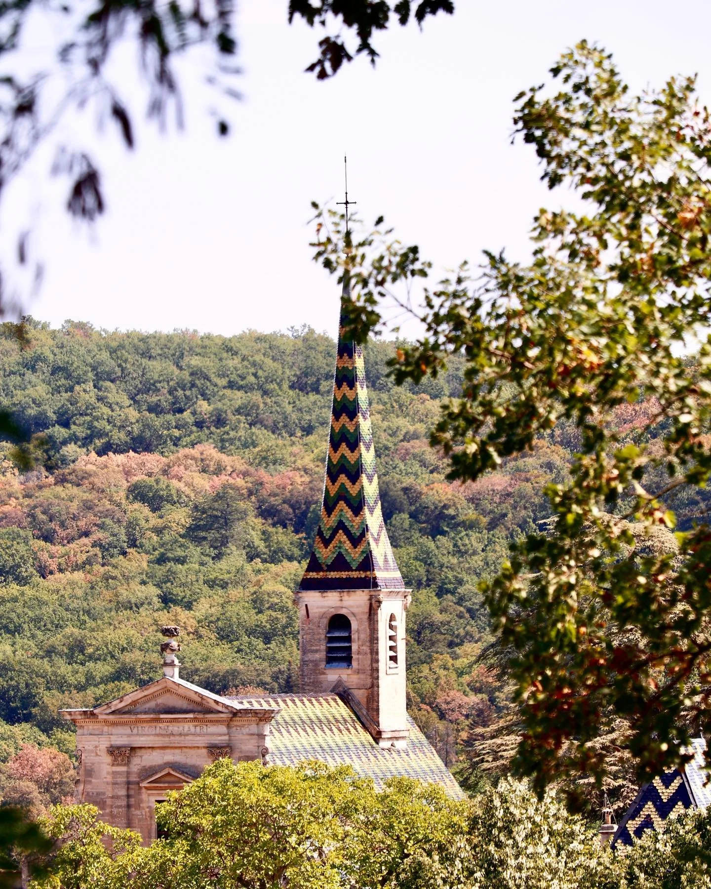 Het mooie klooster Chartreuse de Valbonne.