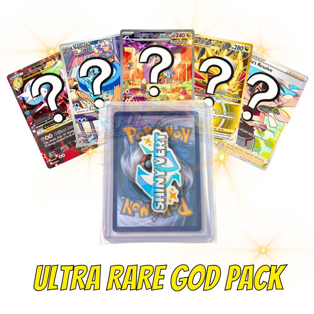 Monthly God Pack Bundle — Shiny Vert | Pokemon Mystery Packs | Sealed ...
