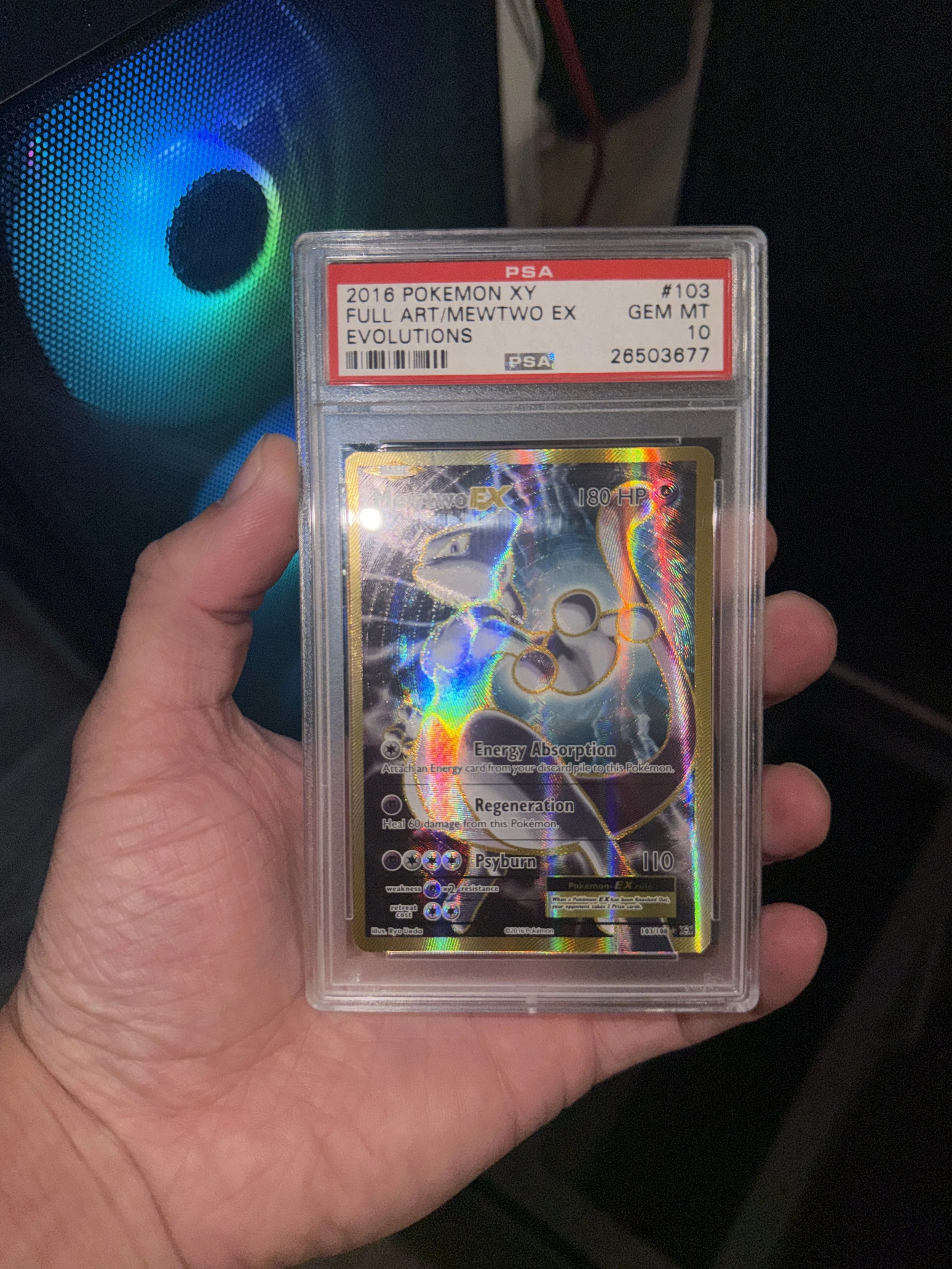 PSA 10 Mewtwo EX Evolutions