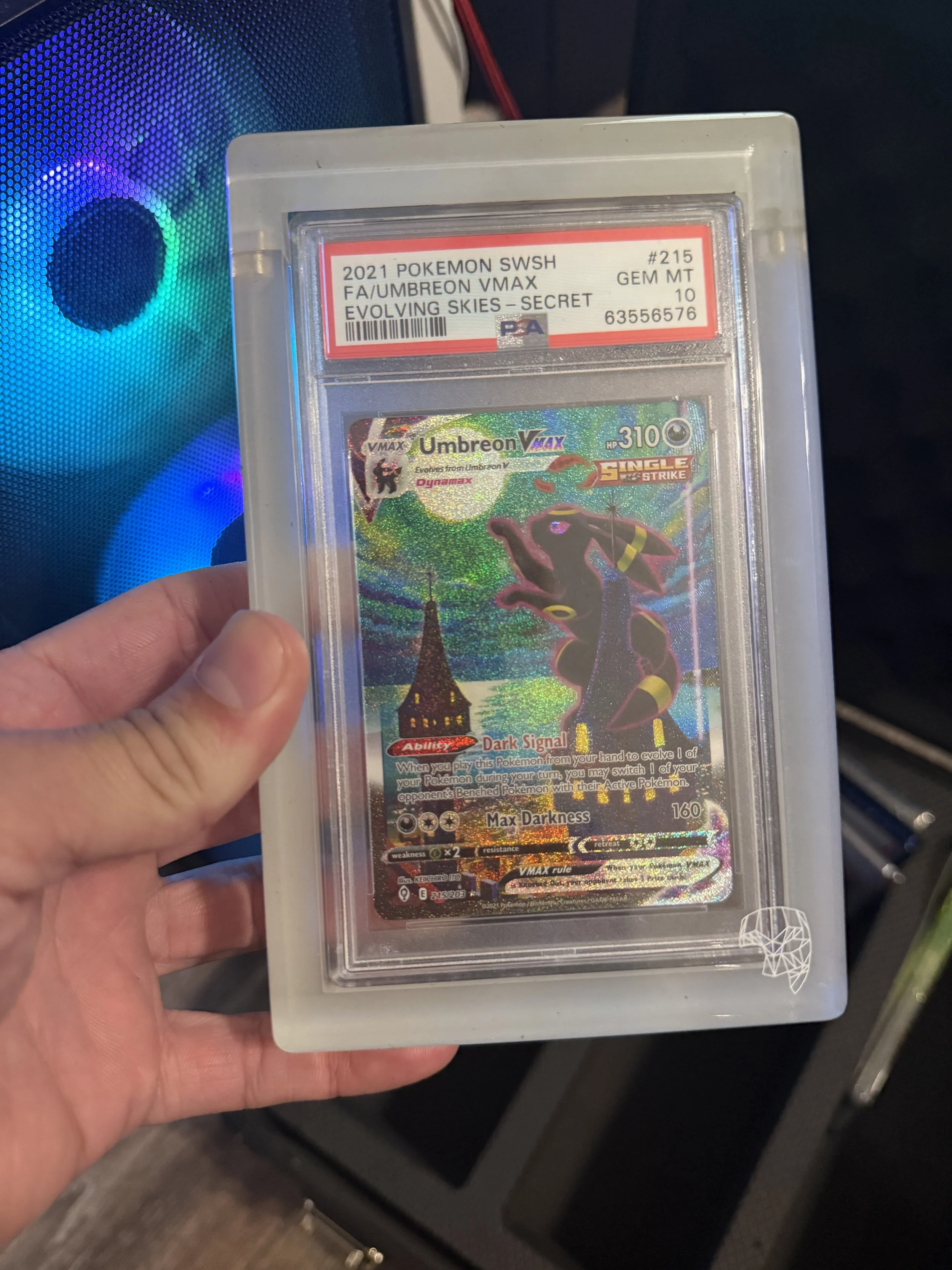 PSA 10 Umbreon VMAX Evolving Skies Alt