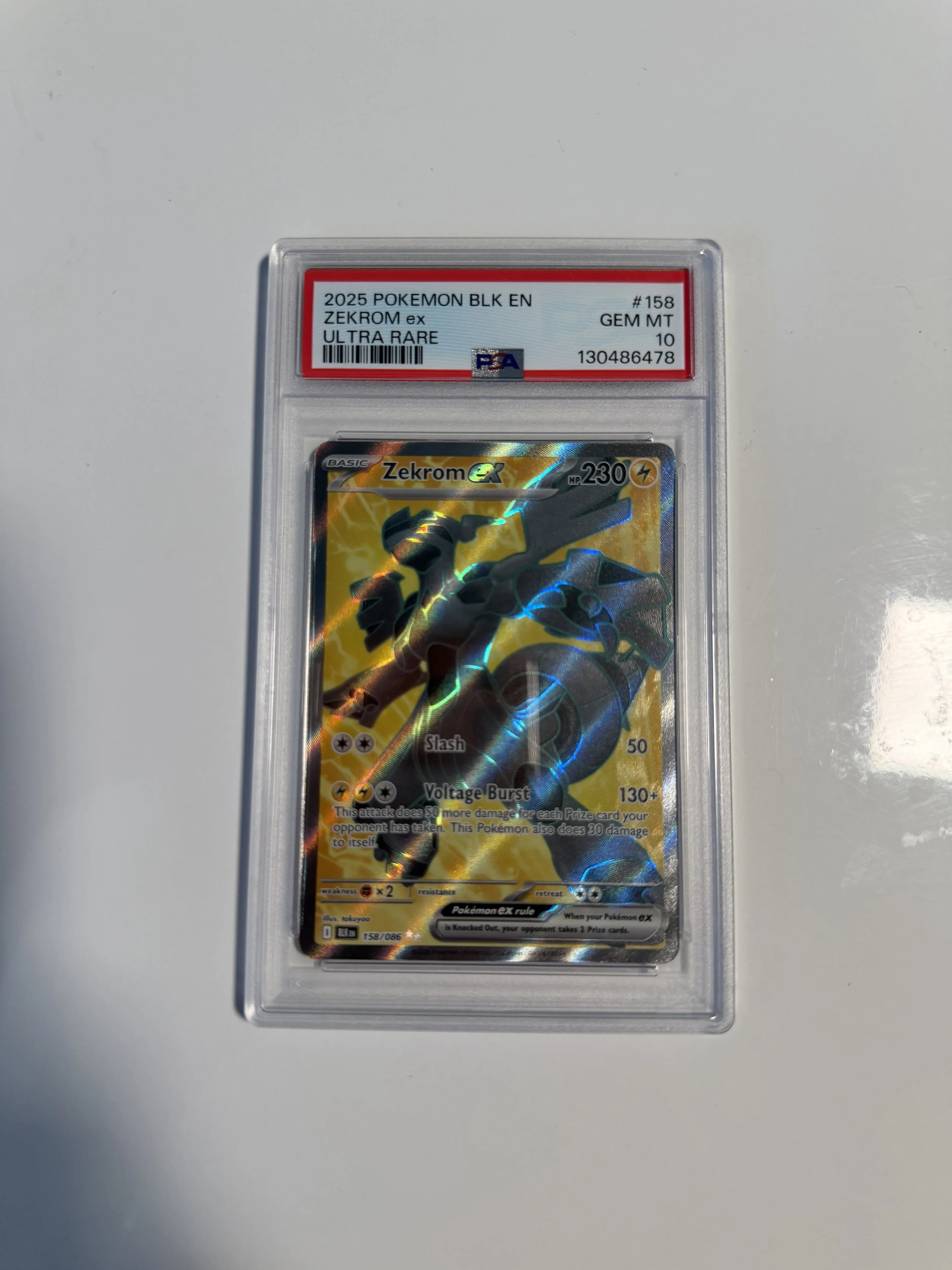 PSA 10 Zekrom ex