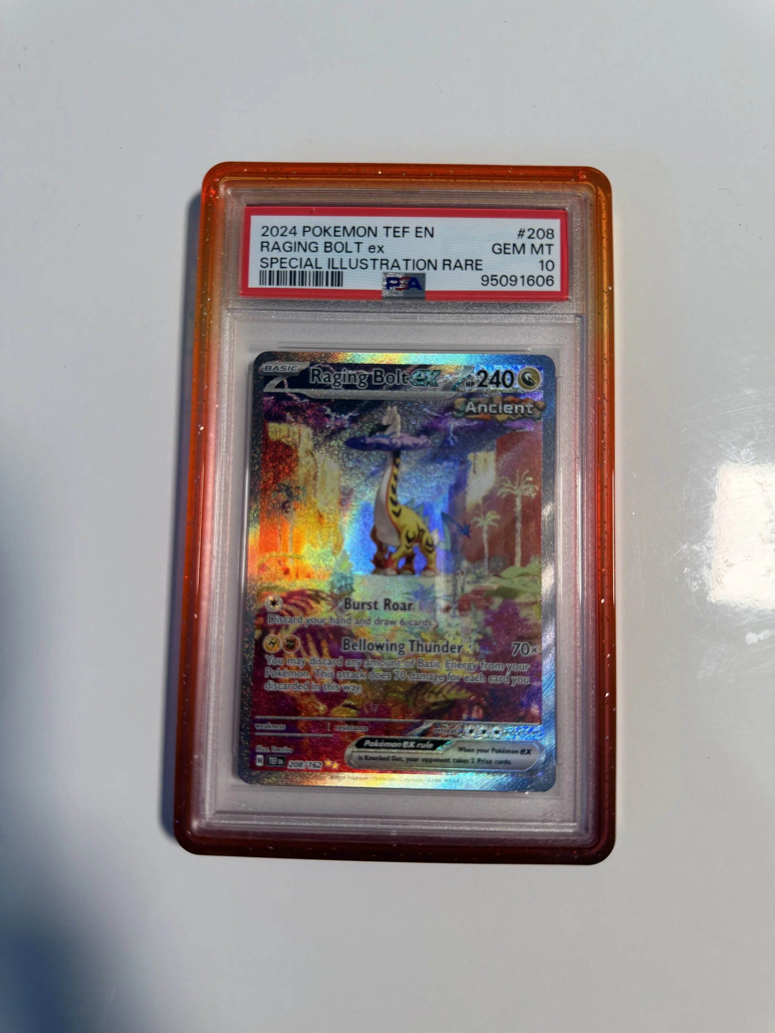 PSA 10 Raging Bolt ex
