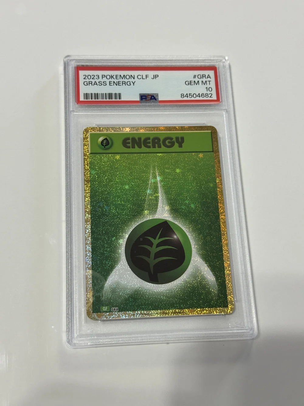PSA 10 Grass Energy CLF Japanese #GRA  Shiny Vert | Pokemon Mystery Packs  | Sealed Pokemon Product | Shiny Vert Merch | God Packs