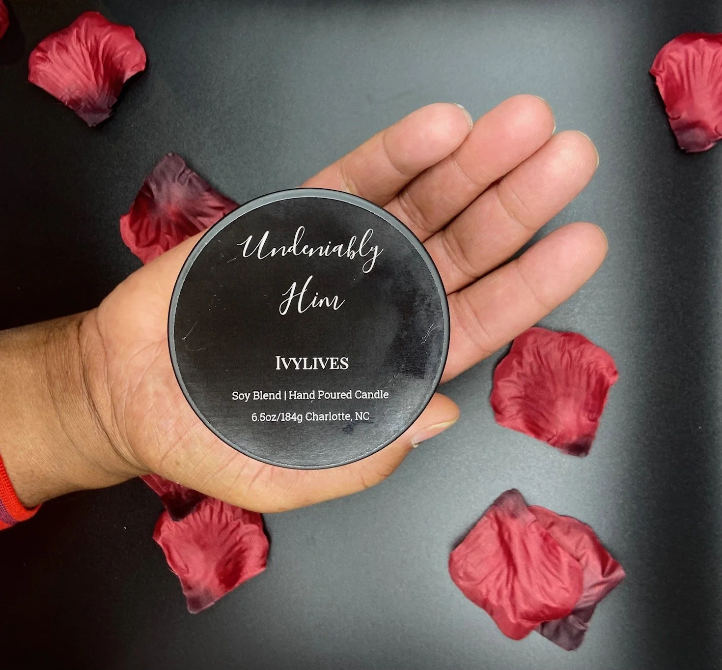 Undeniably Him | 6.5oz Matte Black Tin