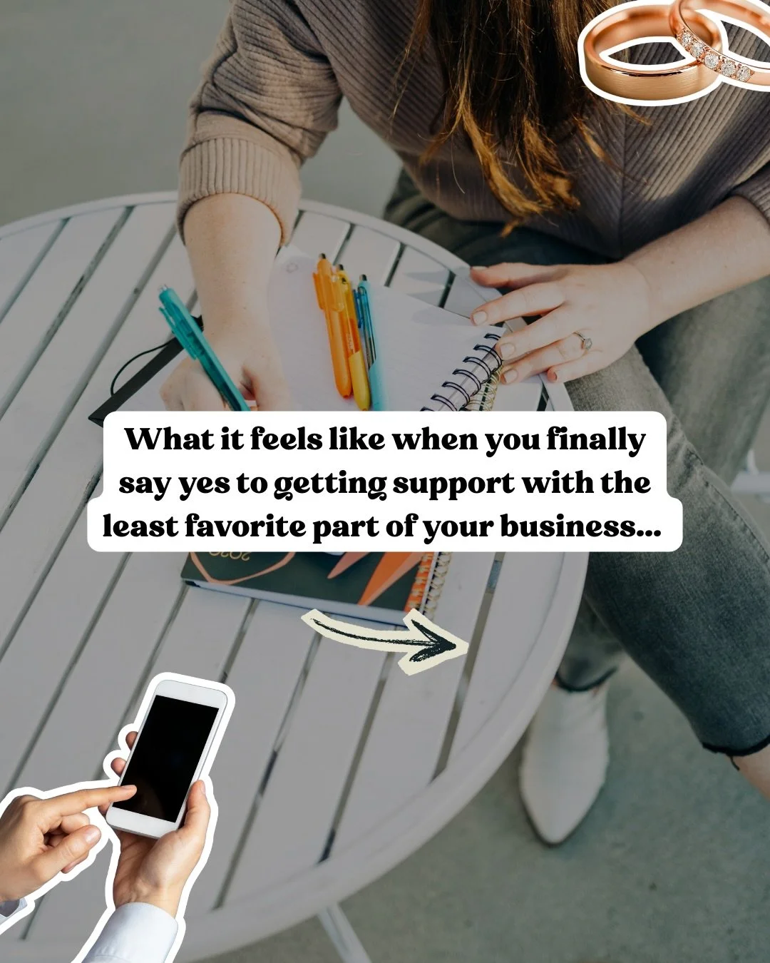 You didn&rsquo;t start your business to just be posting on social media 🔥

Yet, it&rsquo;s a key part of reaching new clients and maintaining a professional business in the online world.

So what does it feel like when you finally decide you don&rsq