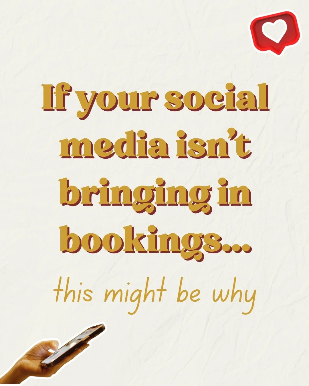 You&rsquo;ve been managing your social media and&hellip;crickets 🦗

Most wedding pros aren&rsquo;t doing everything wrong. You&rsquo;re just missing a few key pieces that actually make content work.

It&rsquo;s not about posting more.

It&rsquo;s no