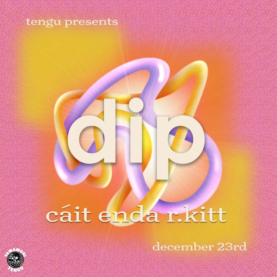 Tengu invites @dipdublin for a special reunion before the year is out! 

dip is Dublin's legendary party collective made up of C&aacute;it, Enda (Soft Stone) &amp; r.kitt. They will always be remembered for their infamous DIY parties that ran across 