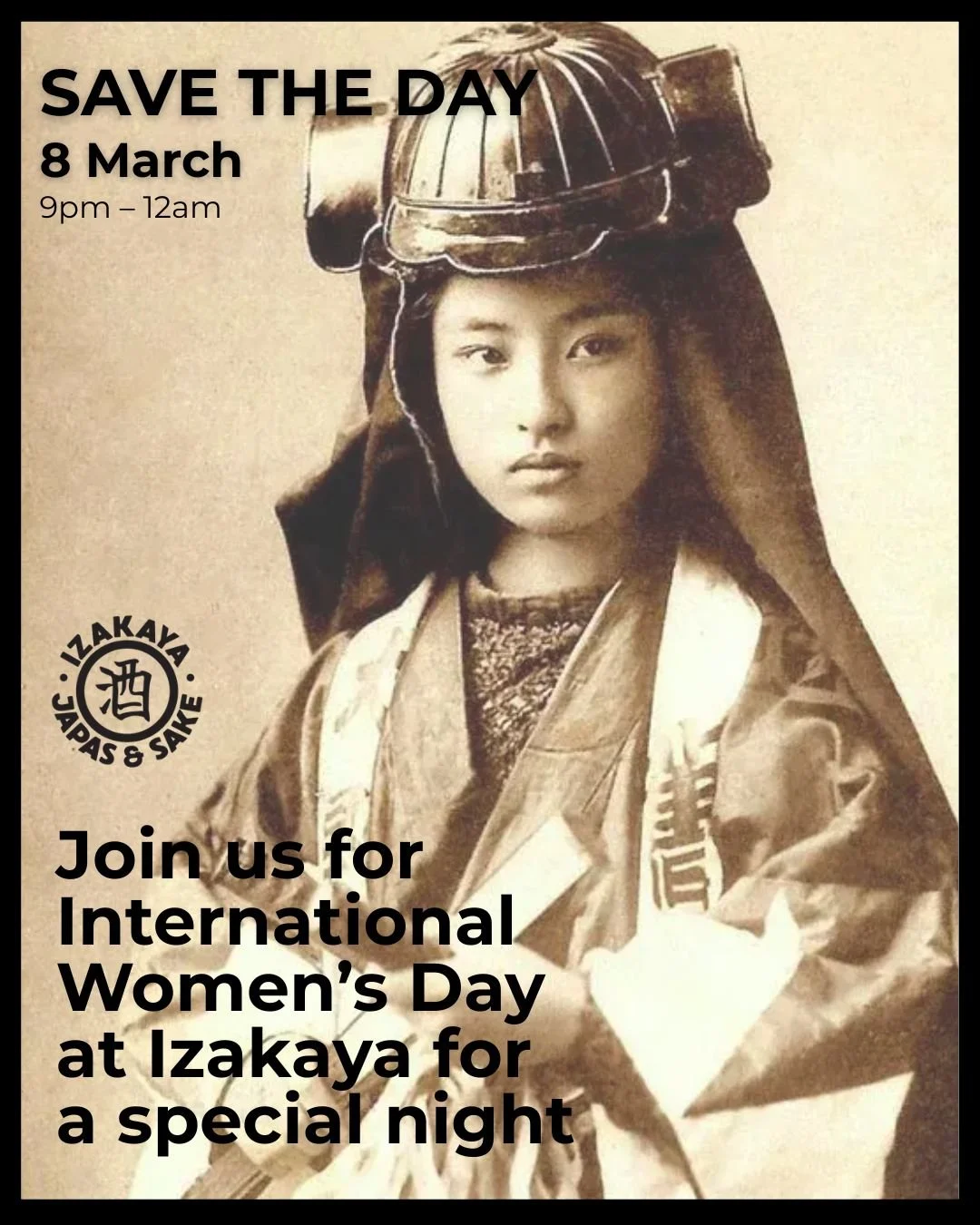International Women’s Day at Izakaya on March 8th!