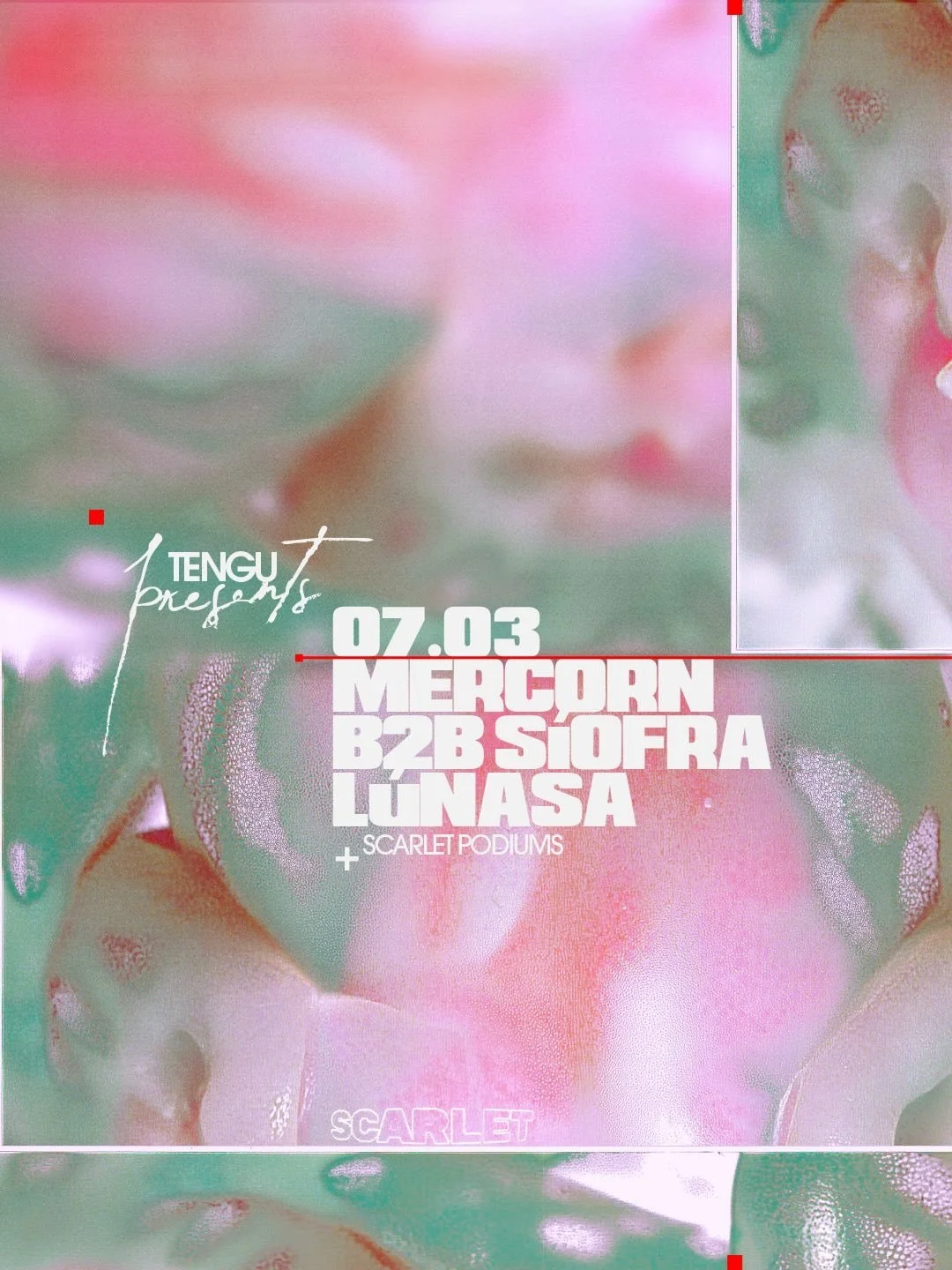 TONIGHT @ TENGU ❤️💋❤️

Sadly we have to reschedule the Madga show to a new date BUT we will still be dancing tonight!

We have invited local legends Mercorn &amp; S&iacute;ofra for a b2b set with L&uacute;nasa warming things up &amp;!!! we have brou