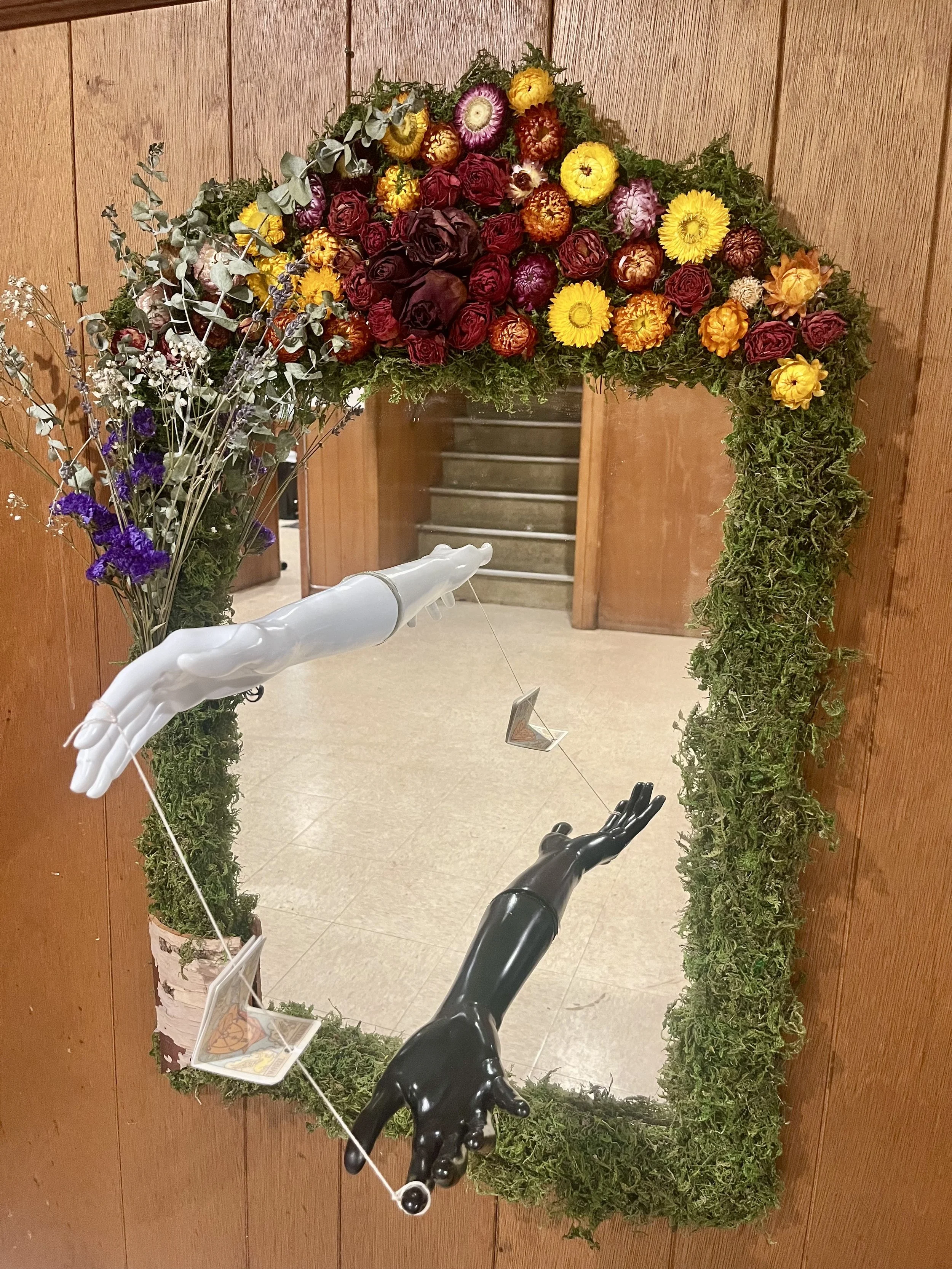 The Wormhole / Solstice Mirror on view in the group exhibition "Eternal" at Small Format in Providence, RI Nov - ? 2026