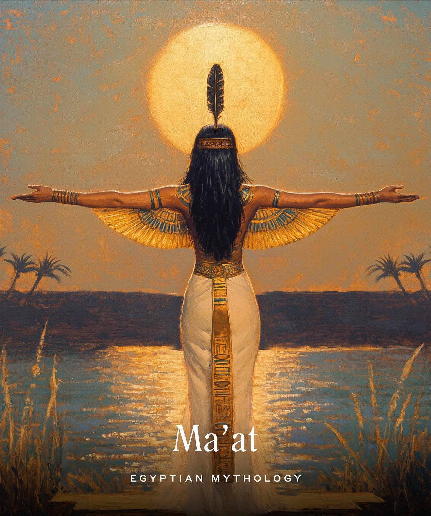 After a bit of a pause, the goddess series returns, and it feels only right to begin again with Ma&rsquo;at, the ancient Egyptian force of truth, balance, and cosmic law. She isn&rsquo;t loud or dramatic. She doesn&rsquo;t need to be. Ma&rsquo;at isn