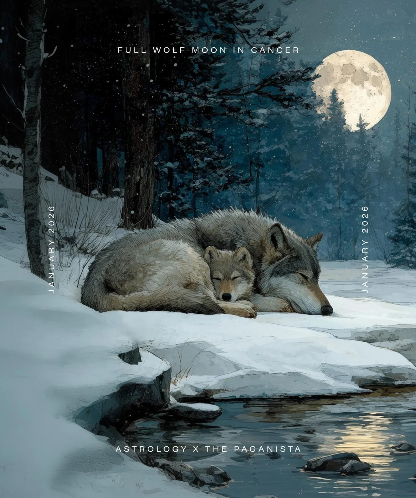 Happy New Year&rsquo;s Eve Everyone! How is everyone? Im still here&hellip;barely! 2025 was a lot and Im honestly ready for 2026 with my whole heart. The rest of me TBD. Coming up in just a few short days is the Full Wolf Moon in Cancer, which invite