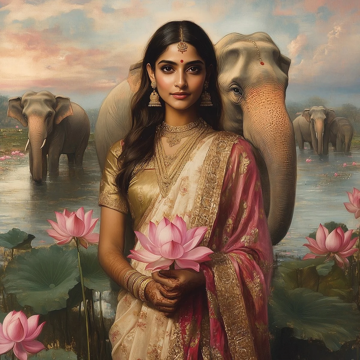Lakshmi Fine Art Print