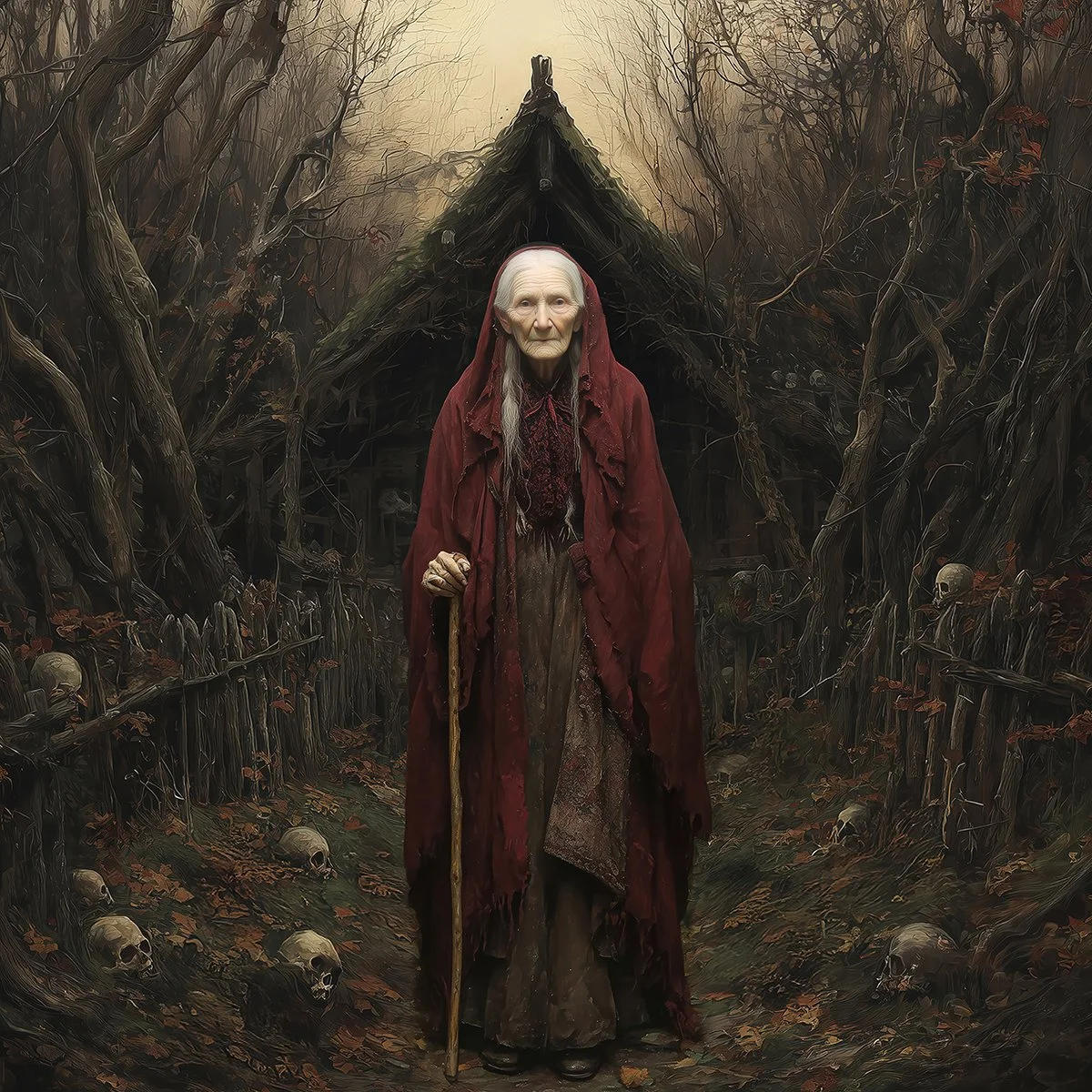 Baba Yaga, Witch of the Woods Fine Art Print