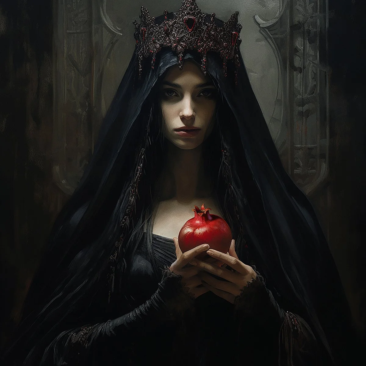 Persephone Queen of the Underworld Fine Art Print