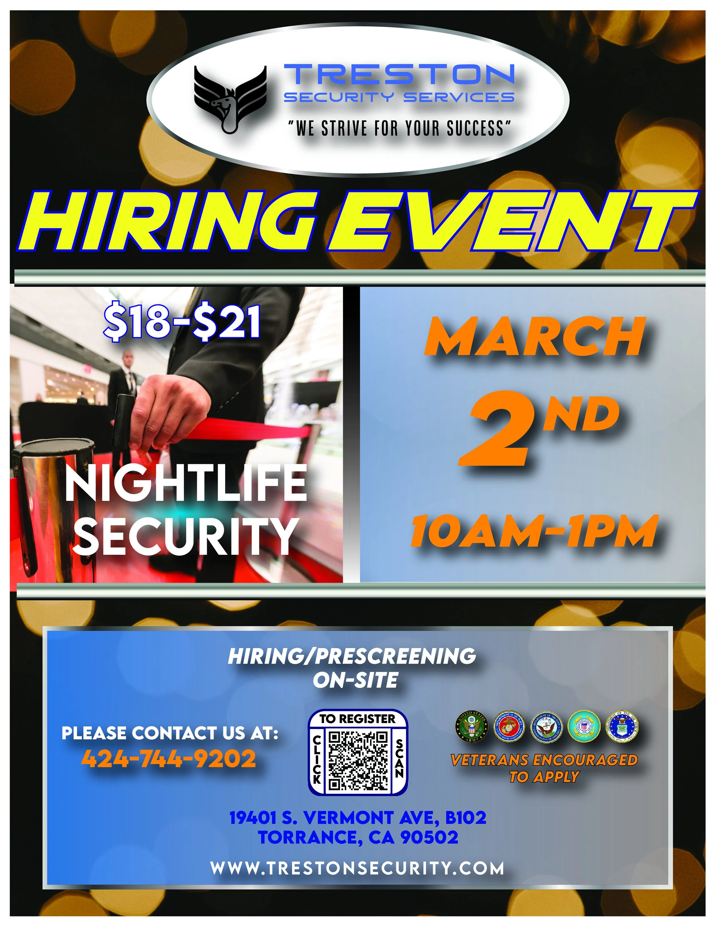 Nightlife Security Hiring Event