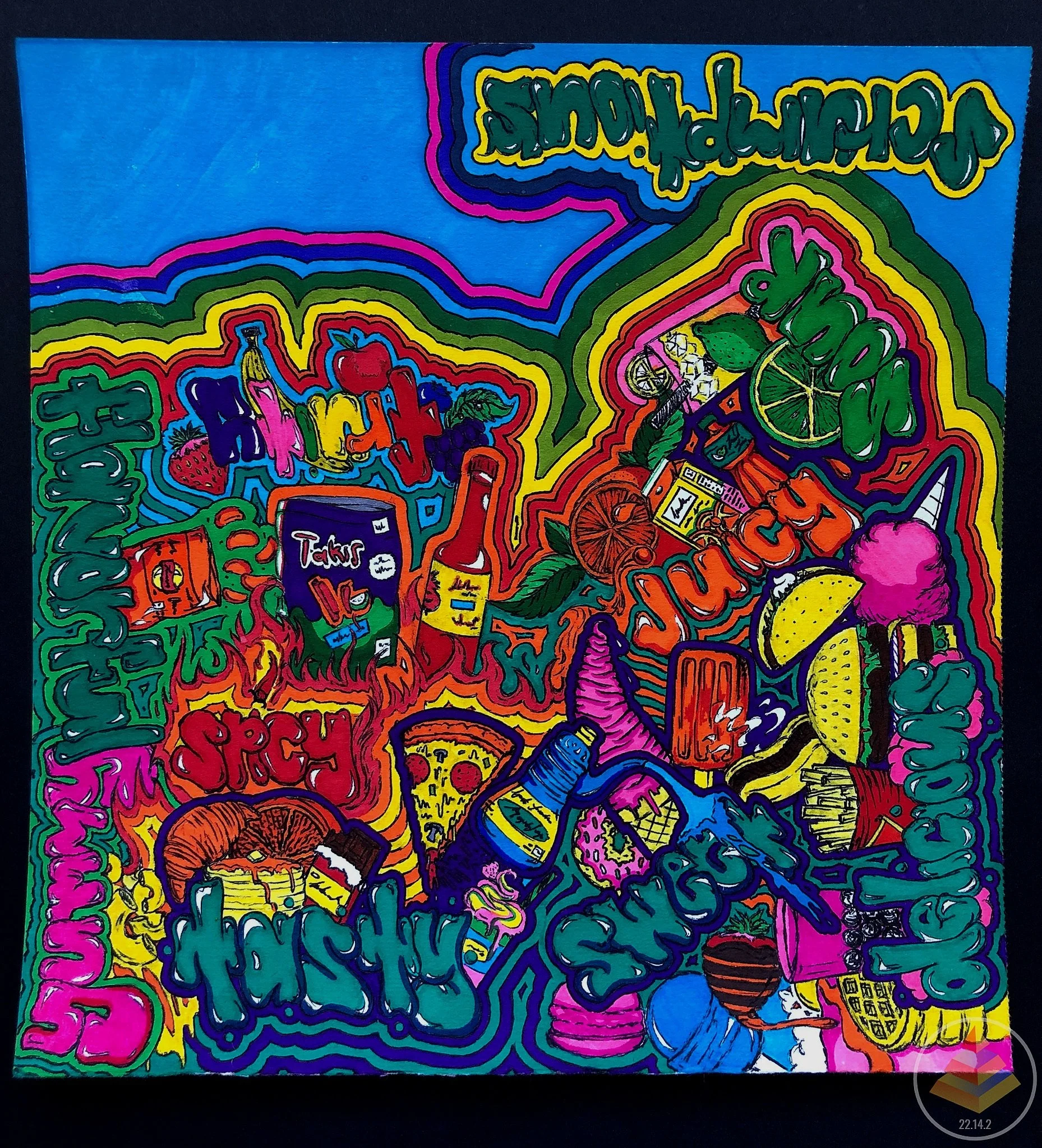 Vibrant Appetite • Marker, Pen