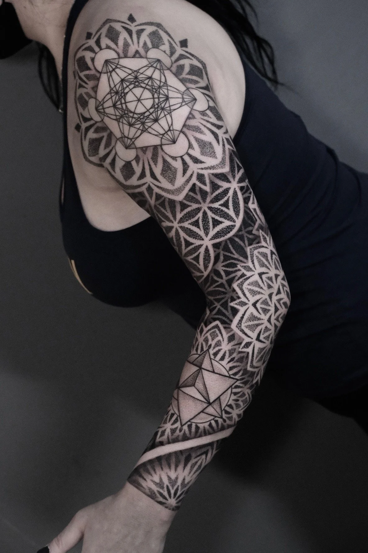 Geometric Tattoo Sleeve