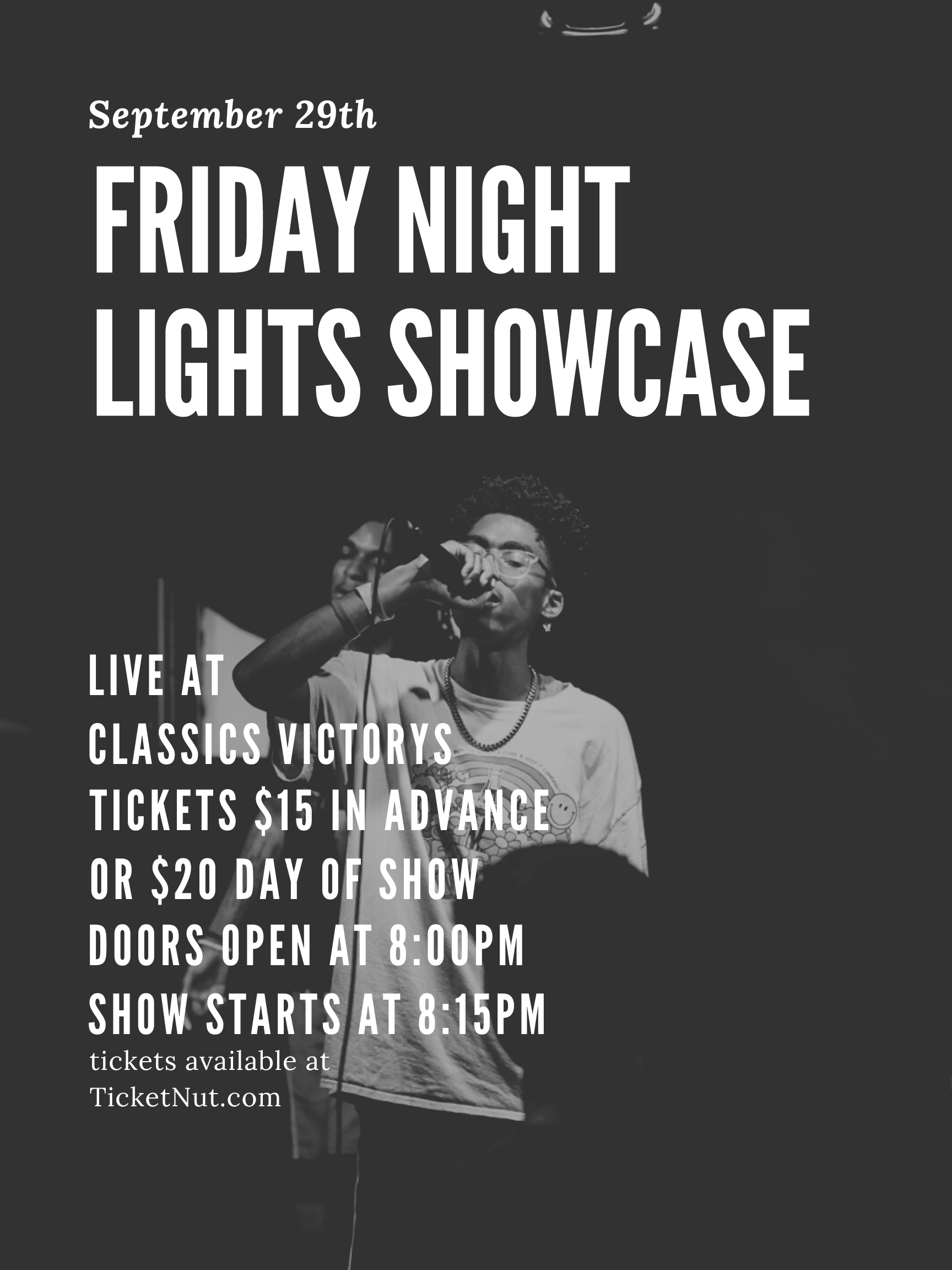 September 29th, 2023 at Classic's Victory's [Columbus, OH]
