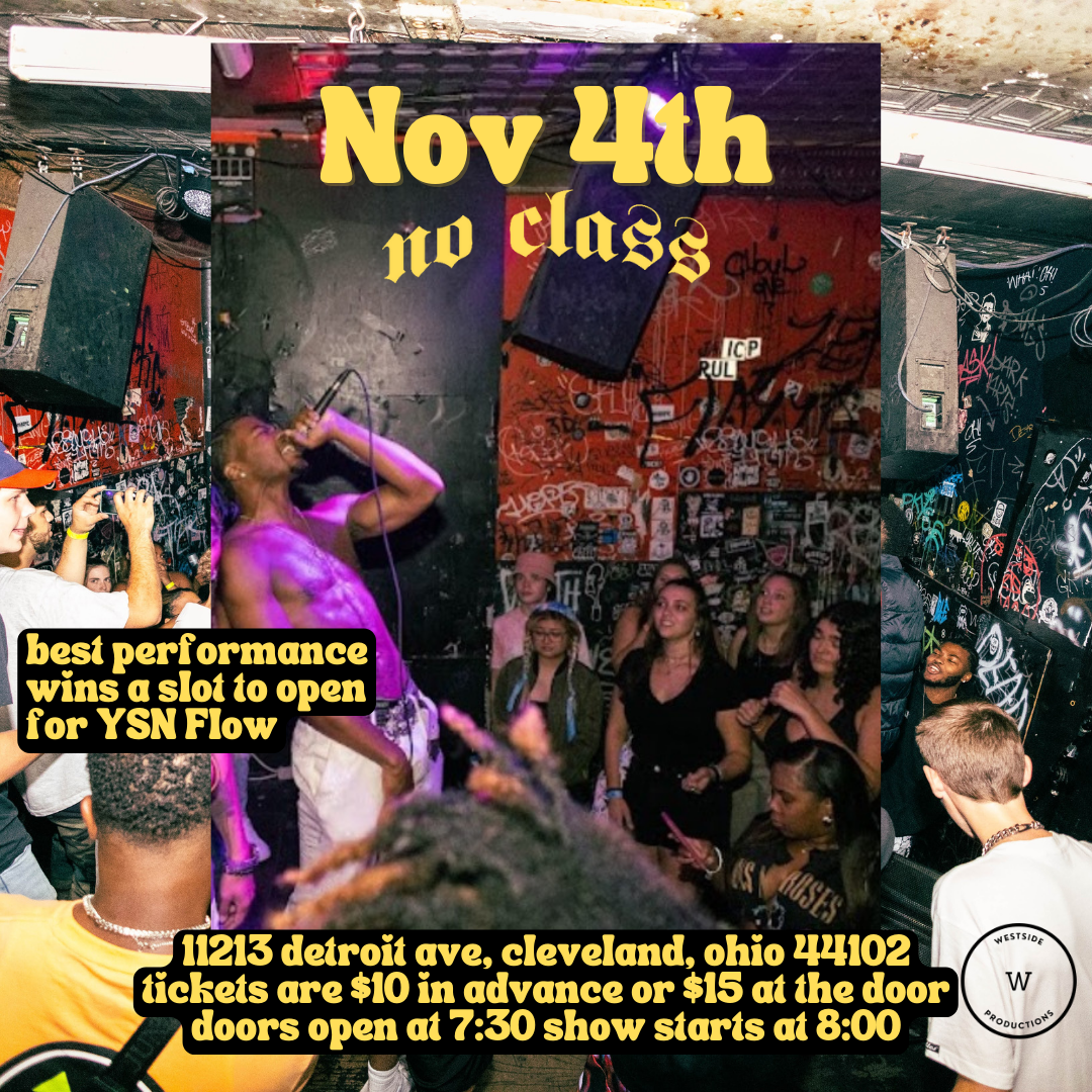 November 4th, 2022 at No Class [Cleveland, OH]