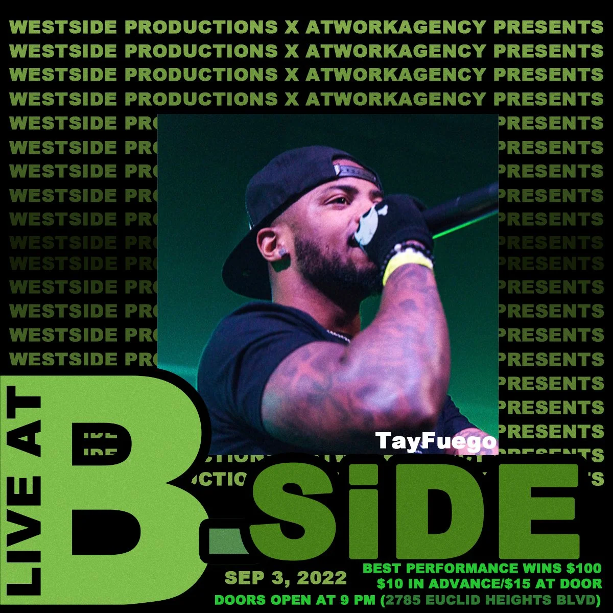 September 3rd, 2022 at B Side Lounge [Cleveland, OH]