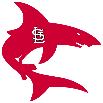 A red shark logo with the letters 'STL' inside it, set against a black background.
