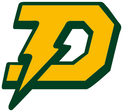 Green and yellow logo with the number 42