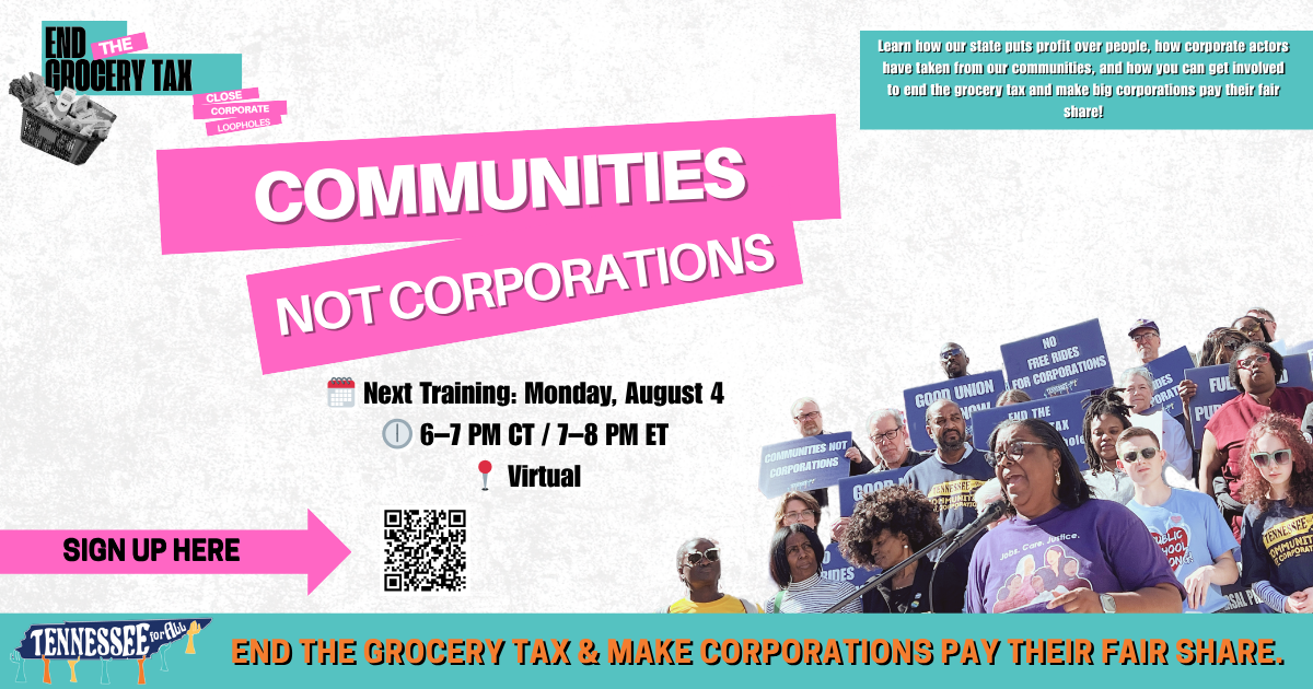 Communities Not Corporations Orientation