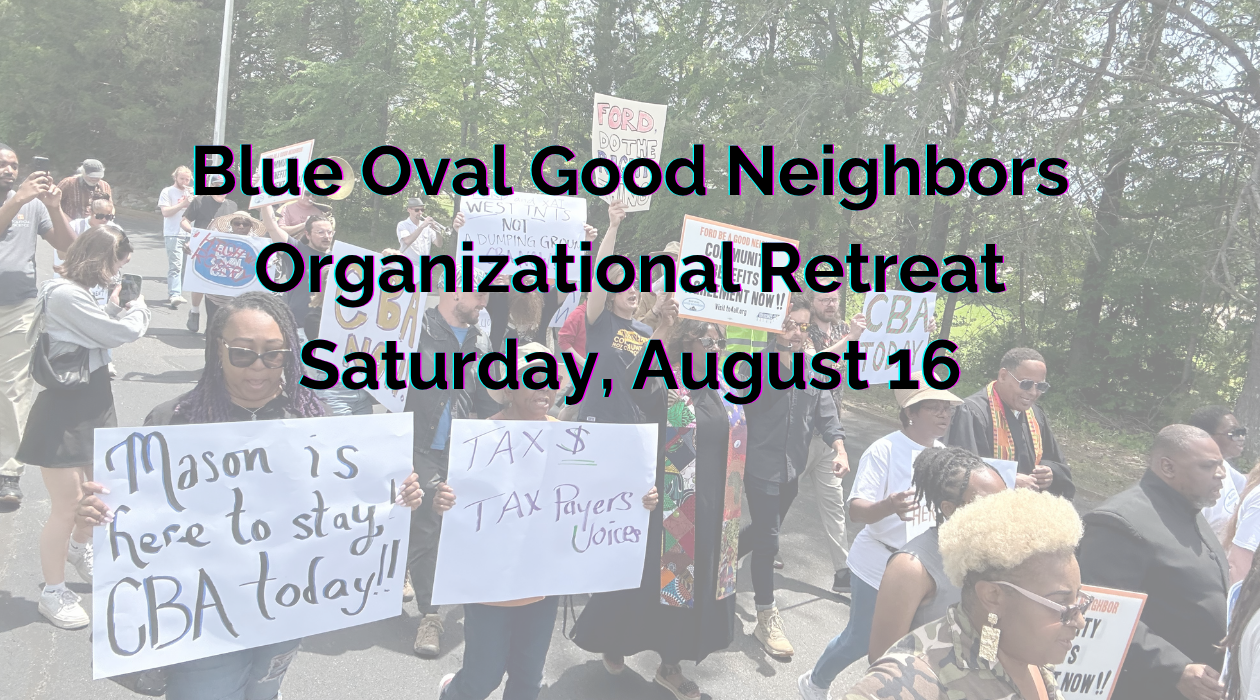 Blue Oval Good Neighbors Organizational Retreat