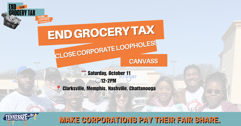 End The Grocery Tax Canvass!