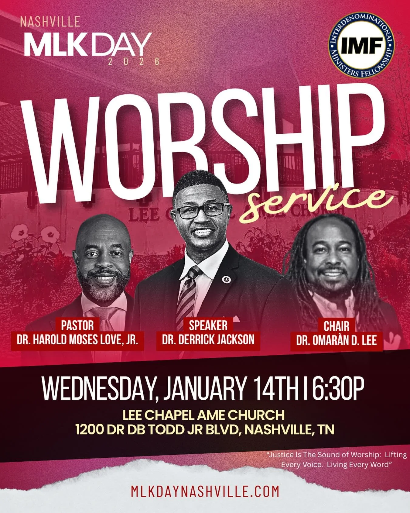 Nashville MLK Day- Worship Service