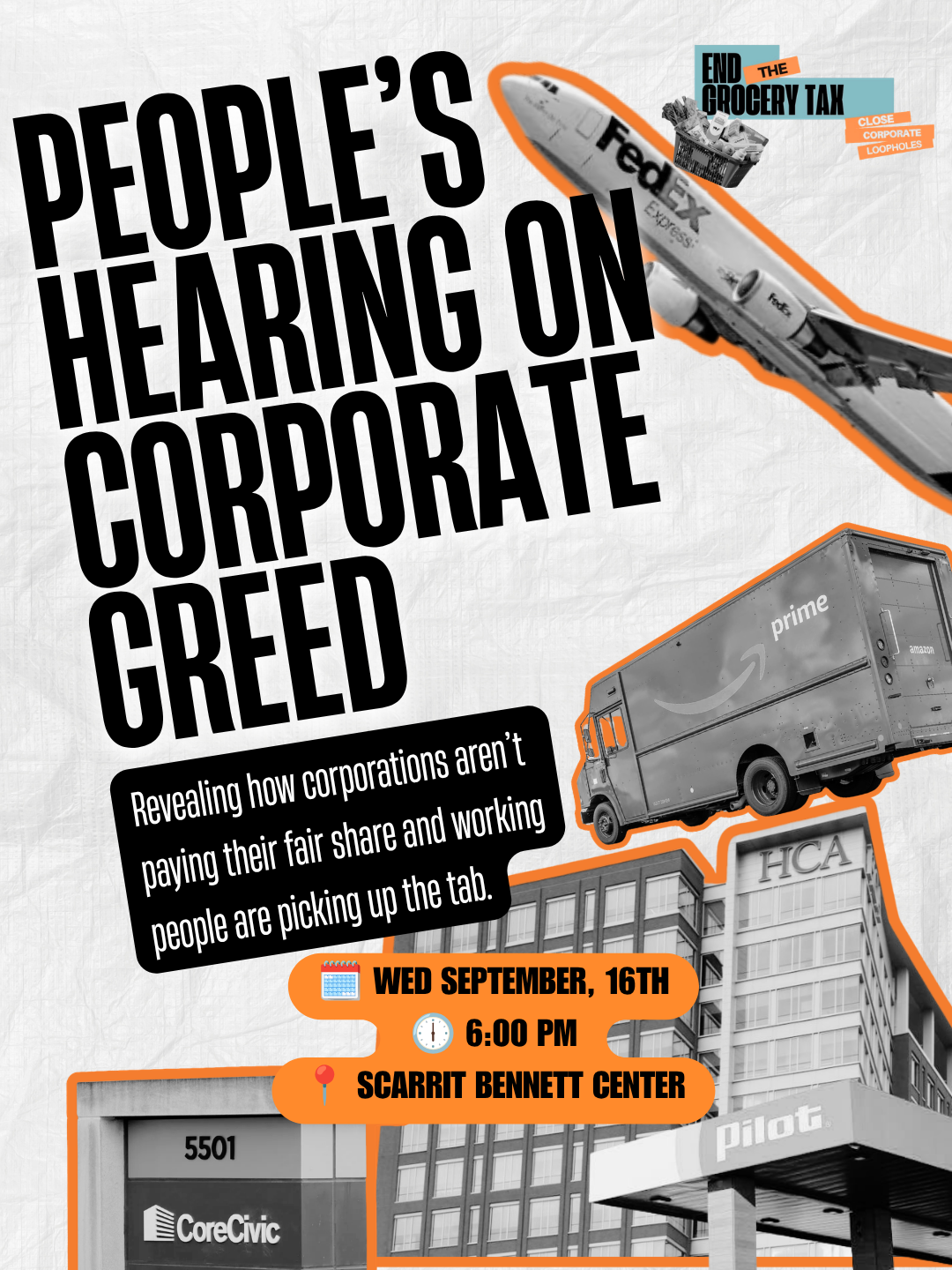 People's Hearing On Corporate Greed