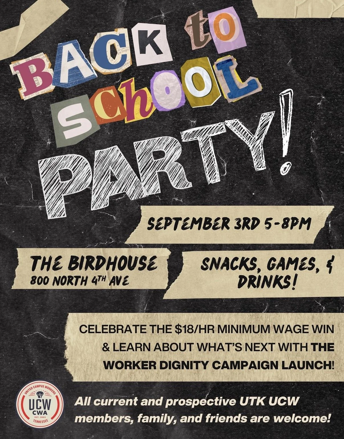 Knox: UCW Back to school Party