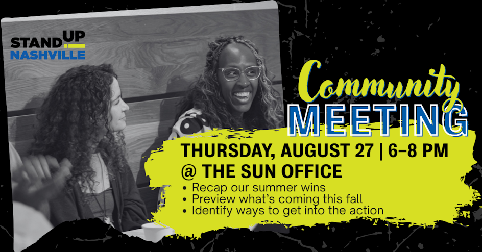 Nash: SUN August Community Meeting