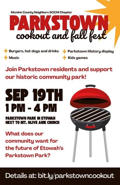 Mcminn: Parkstown Cookout and Fall Fest
