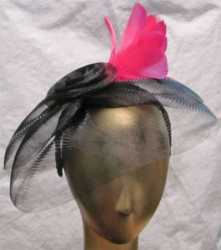 HS212 Black and Pink Headband
