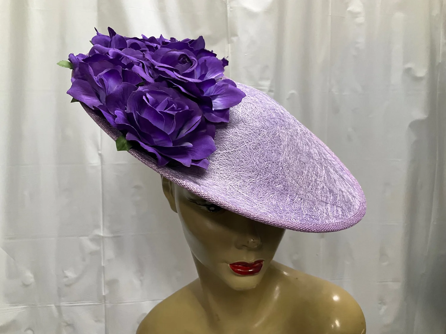 Purple cheap fascinator hats