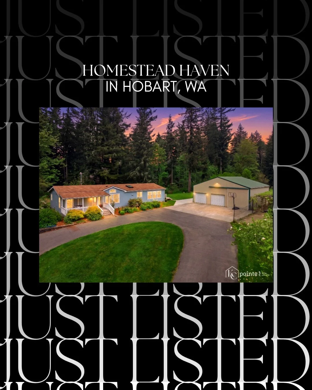 A slower pace. More space to create.
Welcome to your own private homestead haven in Hobart.

Set on 2.5 flat acres surrounded by mature fruit trees, garden space, and peaceful natural beauty, this thoughtfully updated property blends modern comfort w