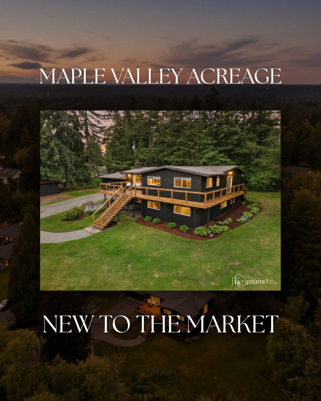 At the end of a quiet Maple Valley road, surrounded by mature evergreens and nearly &frac34; acre of private grounds, this hidden retreat offers the space, flexibility, and lifestyle buyers rarely find under $1M. From the wraparound cedar deck and de