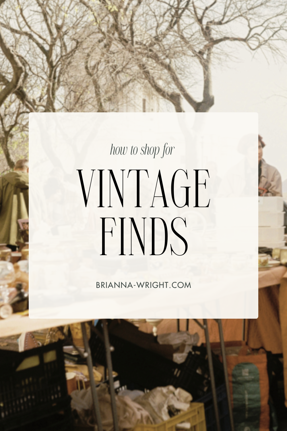 How To: Shop for Vintage Finds