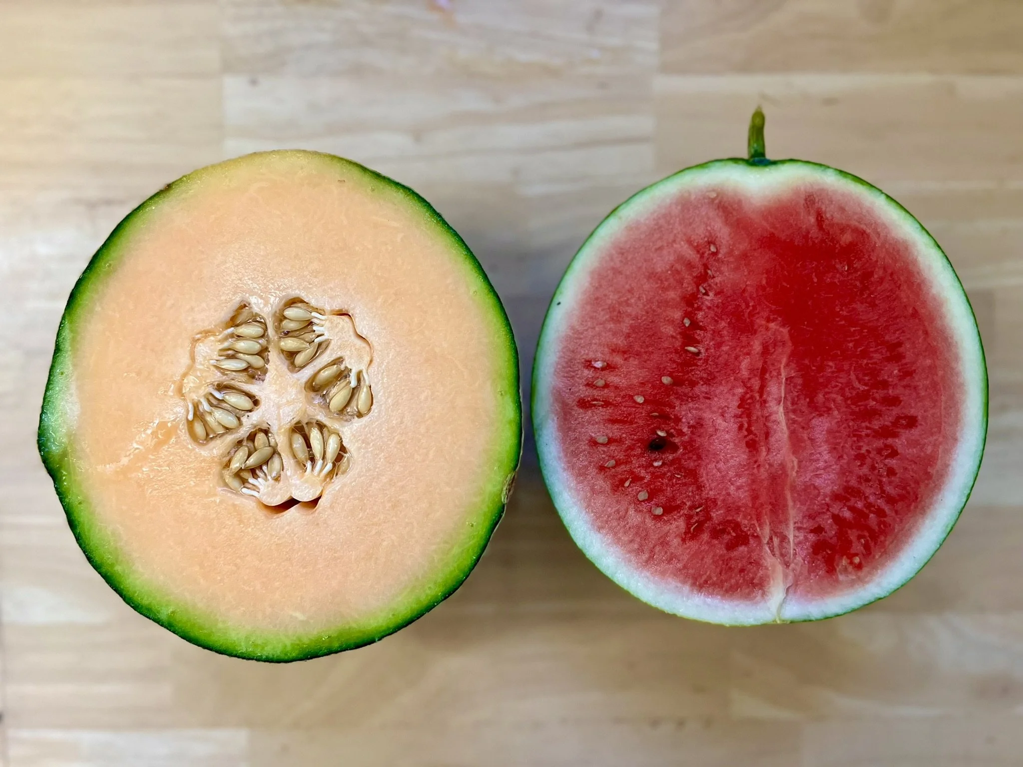 Lathrop Farm canteloupe and watermelon