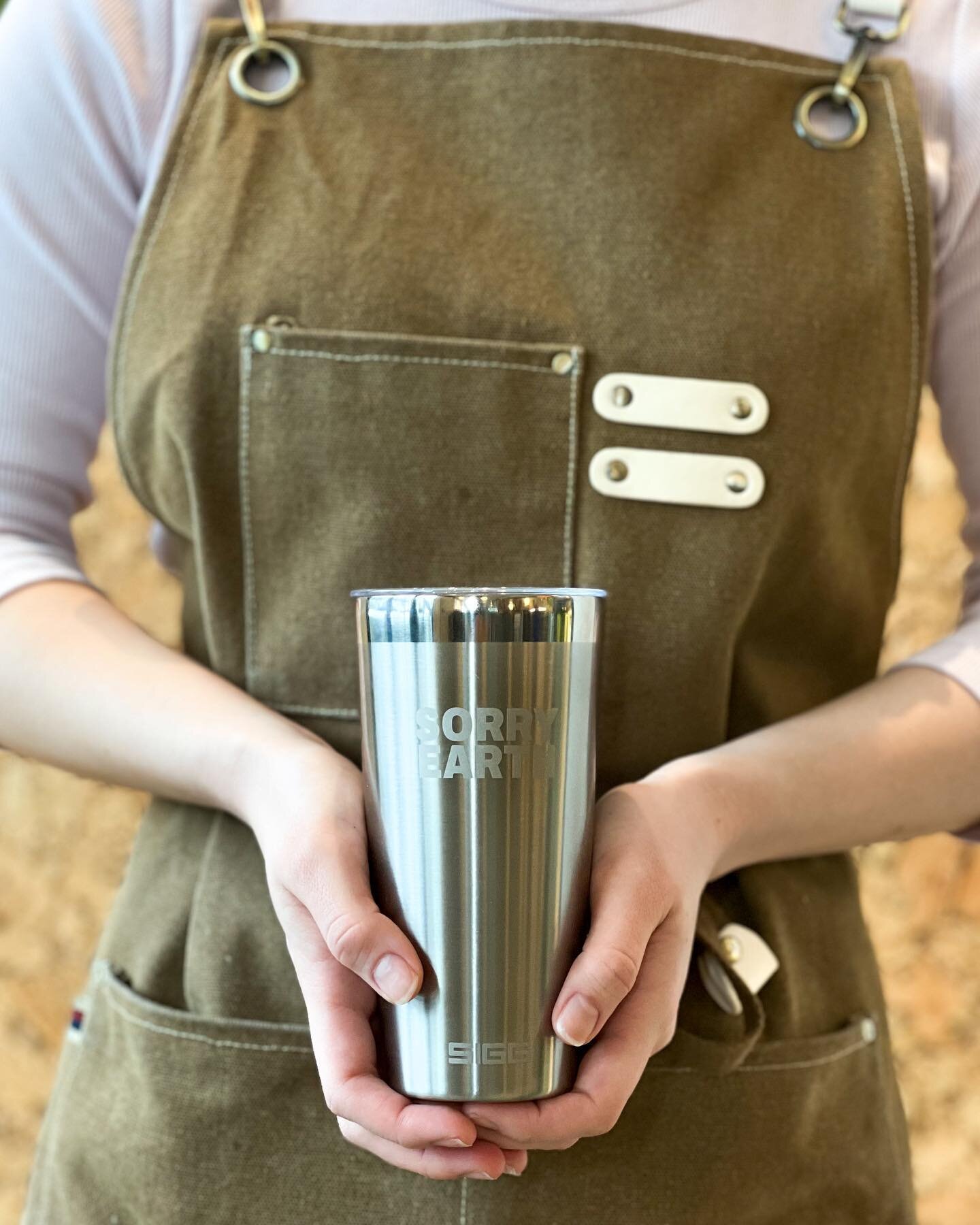 🌎 SORRY EARTH 🌎 

Our new SIGG travel mugs have arrived and we love their message.

Today we crossed the 30,000 cups saved mark and we have all of you to thank for making this possible. 

@siggswitzerland 
.
.
.
#nomad 
#nomadyvr
#byoc 
#sigg 
#reu
