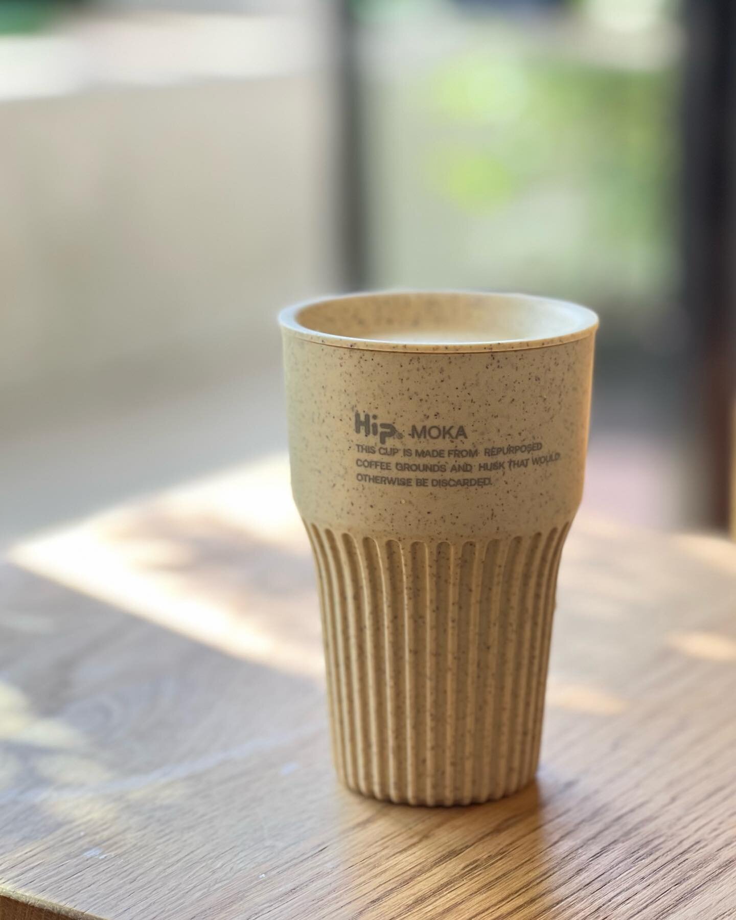 Back in stock 📦

Our Nomad branded cups from Hip were a huge hit when they first dropped, and now they&rsquo;re back!

Made from repurposed coffee grounds and husks, this BPA free, heat resistant cup is 12oz making it perfect for your morning latte!