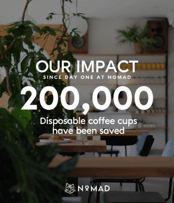 Vancouver's Eco-Friendly Café Network Nomad Hits 200,000+ Cups Milestone
